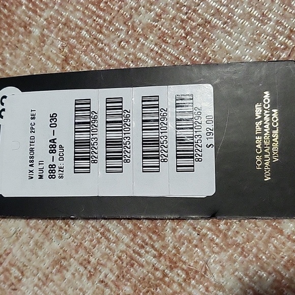 VIX Paula Hermanny Pink Laser Cut Scales Bandeau TOP with Sleeves - Size L D Cup - Picture 10 of 16